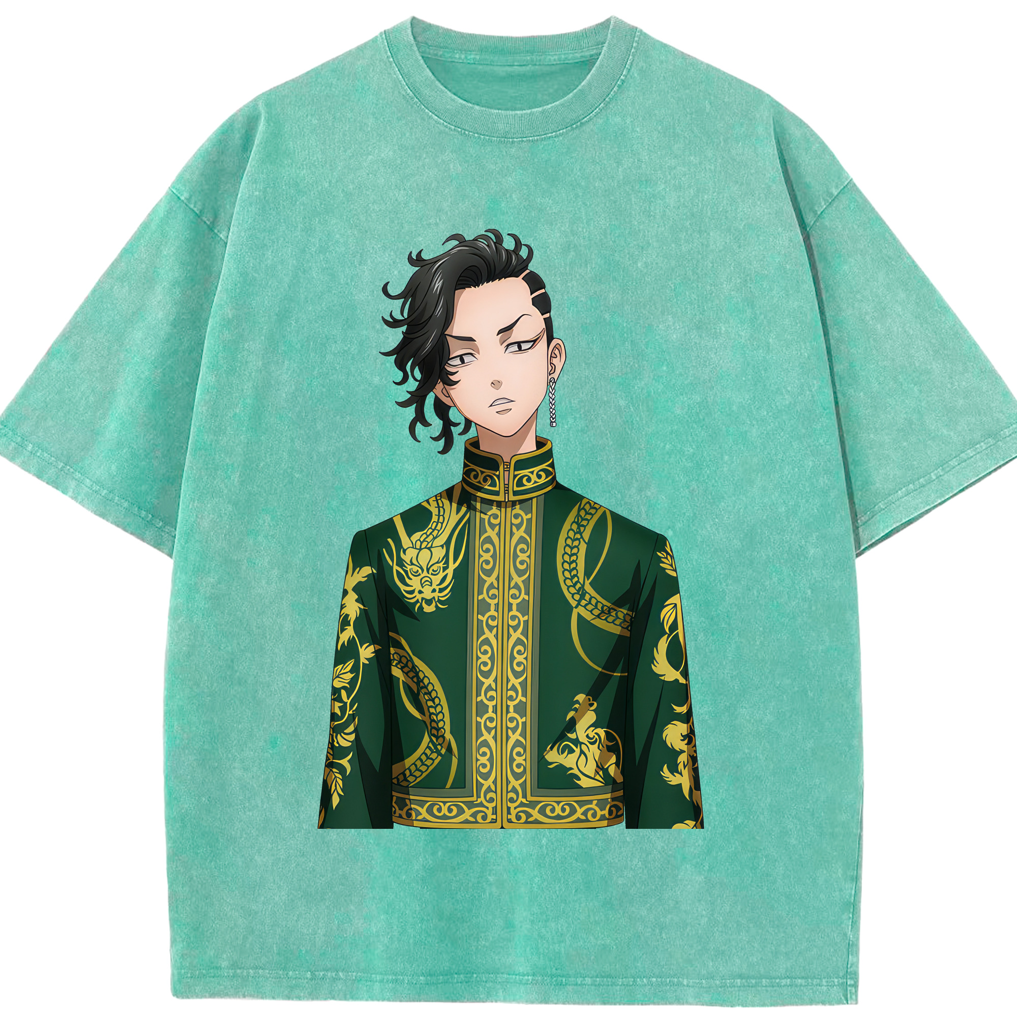 （画像用） 東京リベンジャーズ Tokyo Revengers 綿100% ヴィンテージ風 半袖Tシャツ（フロントプリント）